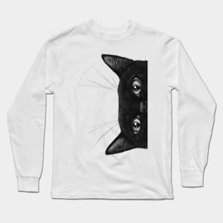 Black cat Long Sleeve T-Shirt